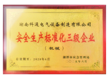 安全生產(chǎn)標(biāo)準(zhǔn)化三級(jí)企業(yè)